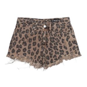 Blank NYC Cheeta Denim Shorts